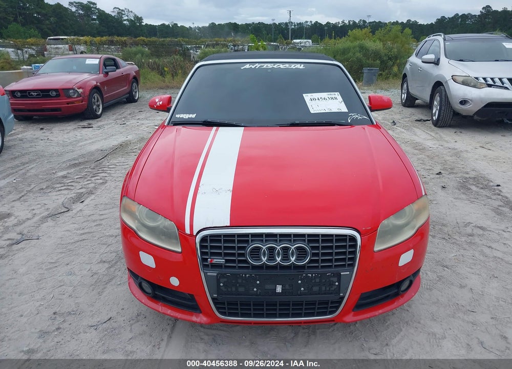 2008 AUDI A4 2.0T VIN: WAUBF48HX8K005891