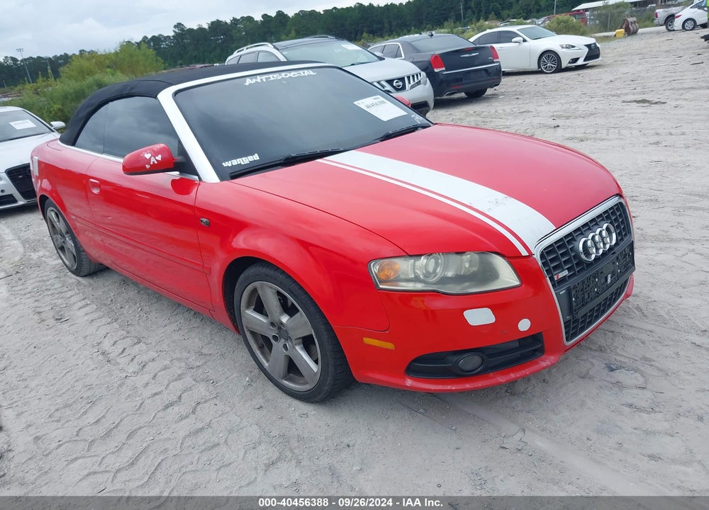 2008 AUDI A4 2.0T VIN: WAUBF48HX8K005891