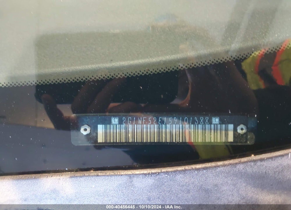 2005 CHEVROLET IMPALA VIN: 2G1WF52E159101388