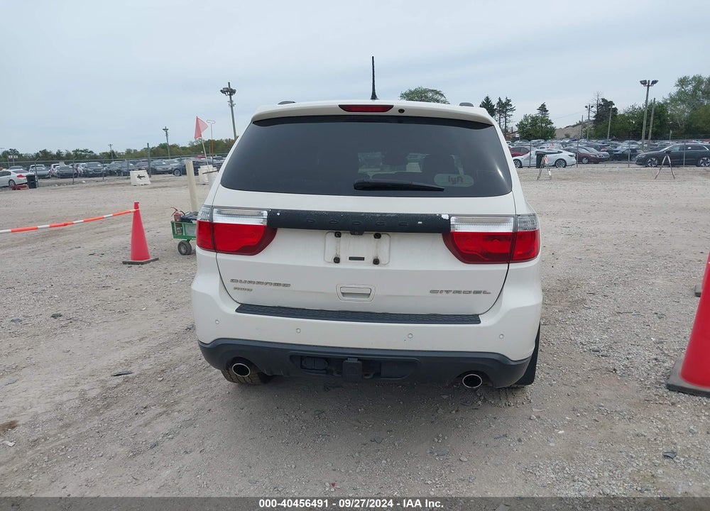 2012 DODGE DURANGO CITADEL VIN: 1C4SDJET8CC197573