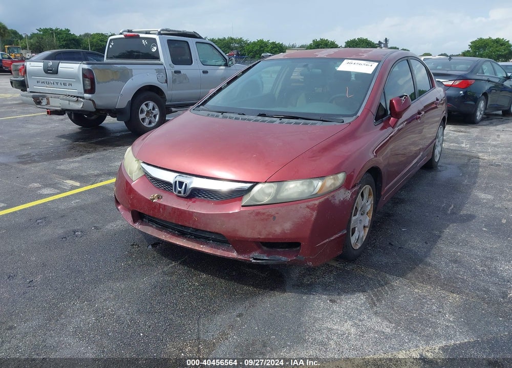 2010 HONDA CIVIC LX VIN: 2HGFA1F57AH568633