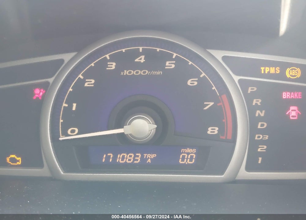 2010 HONDA CIVIC LX VIN: 2HGFA1F57AH568633