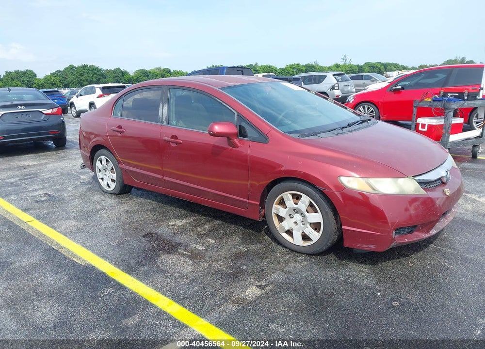 2010 HONDA CIVIC LX VIN: 2HGFA1F57AH568633