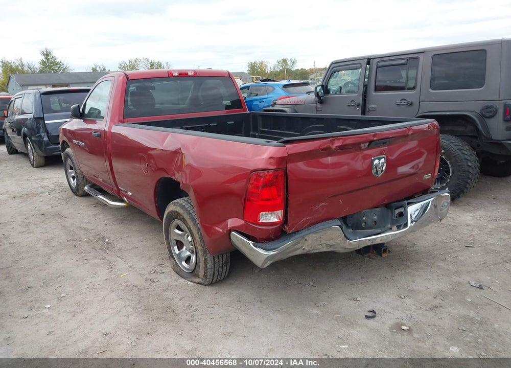 2011 RAM 1500 ST VIN: 3D7JB1EP4BG531569