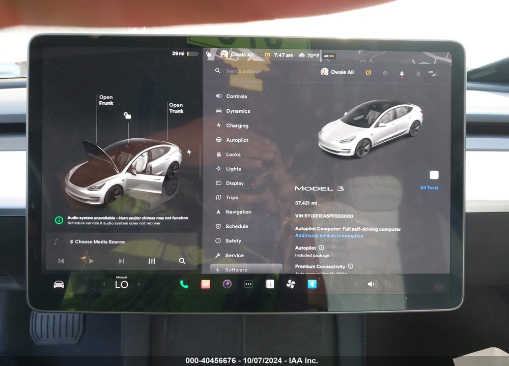 2023 TESLA MODEL 3 REAR-WHEEL DRIVE VIN: 5YJ3E1EA5PF552000