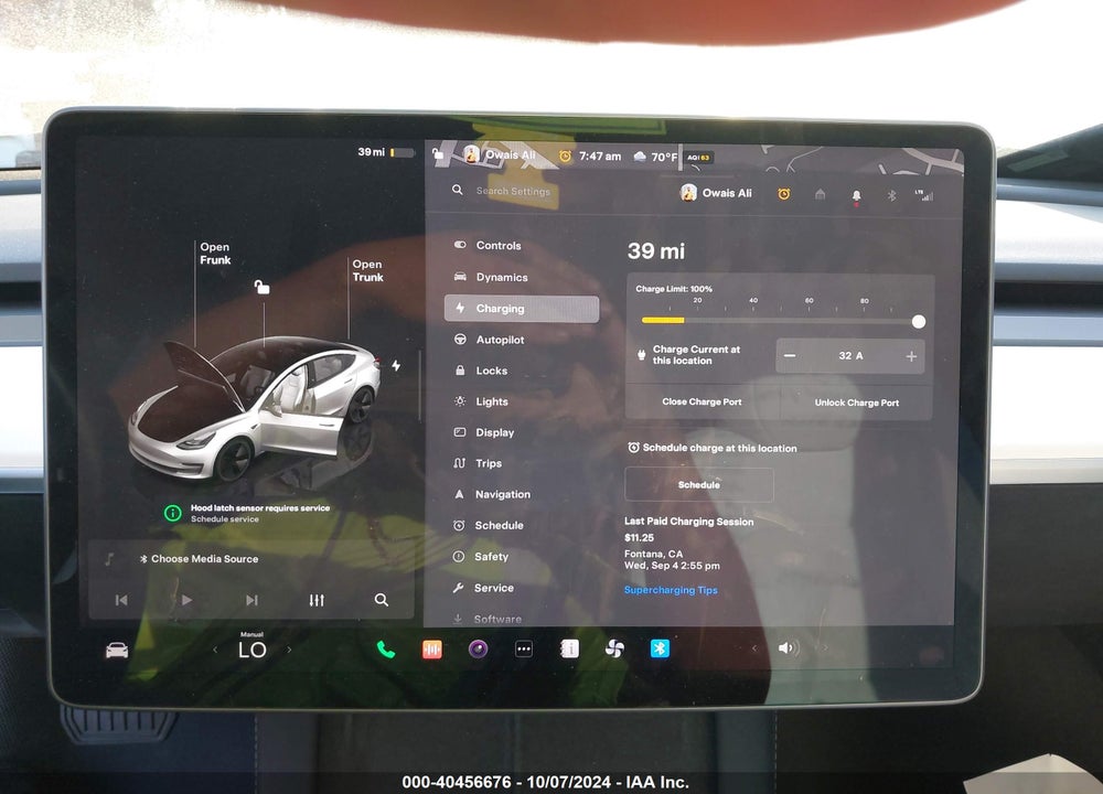2023 TESLA MODEL 3 REAR-WHEEL DRIVE VIN: 5YJ3E1EA5PF552000