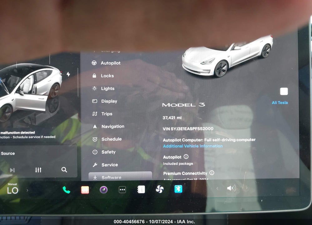2023 TESLA MODEL 3 REAR-WHEEL DRIVE VIN: 5YJ3E1EA5PF552000