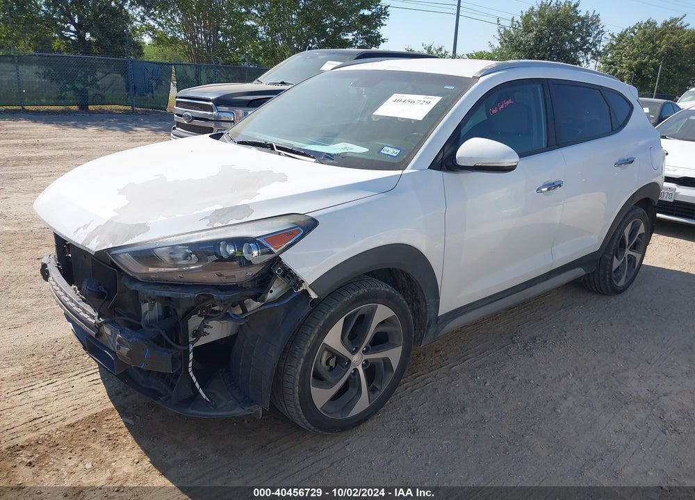 2018 HYUNDAI TUCSON LIMITED VIN: KM8J33A23JU706124