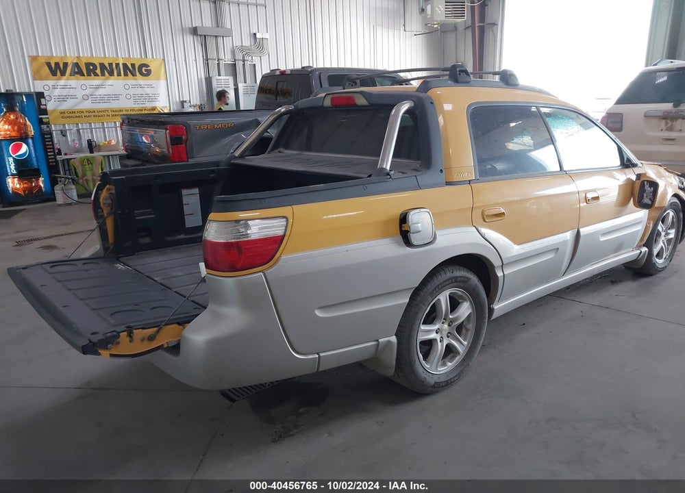 2003 SUBARU BAJA VIN: 4S4BT61C137111742