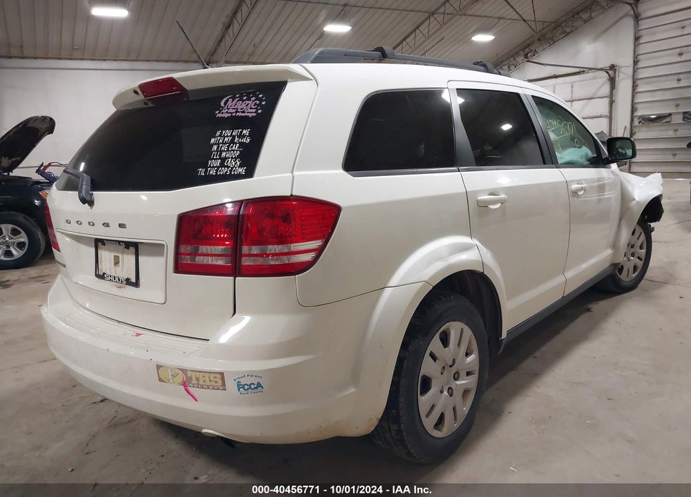 2018 DODGE JOURNEY SE VIN: 3C4PDCAB7JT195961