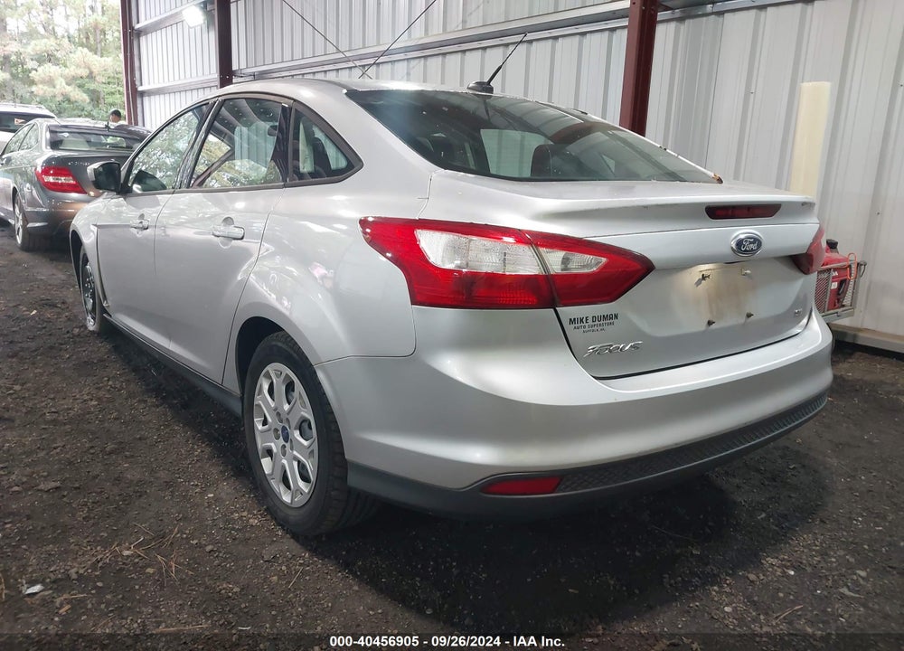 2012 FORD FOCUS SE VIN: 1FAHP3F29CL207312