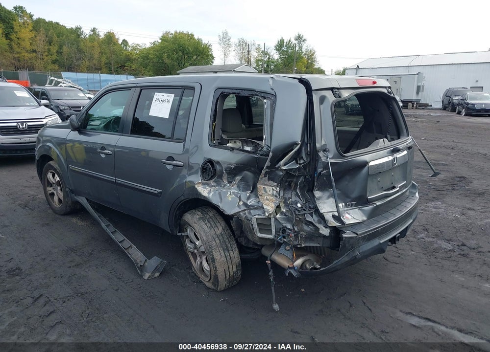 2012 HONDA PILOT EX VIN: 5FNYF3H42CB043903