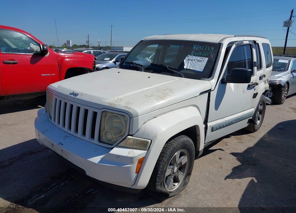 2008 JEEP LIBERTY SPORT VIN: 1J8GP28K58W284481