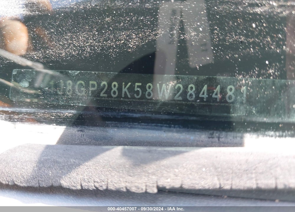 2008 JEEP LIBERTY SPORT VIN: 1J8GP28K58W284481