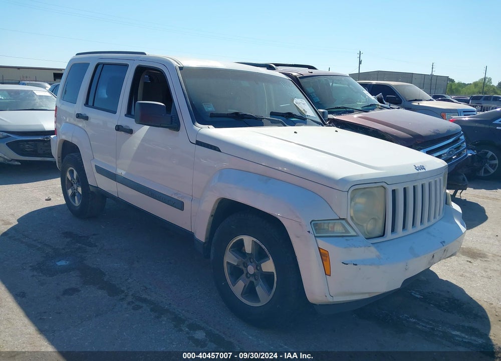 2008 JEEP LIBERTY SPORT VIN: 1J8GP28K58W284481