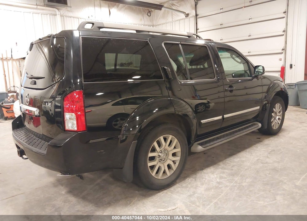 2011 NISSAN PATHFINDER LE VIN: 5N1AR1NB8BC622532