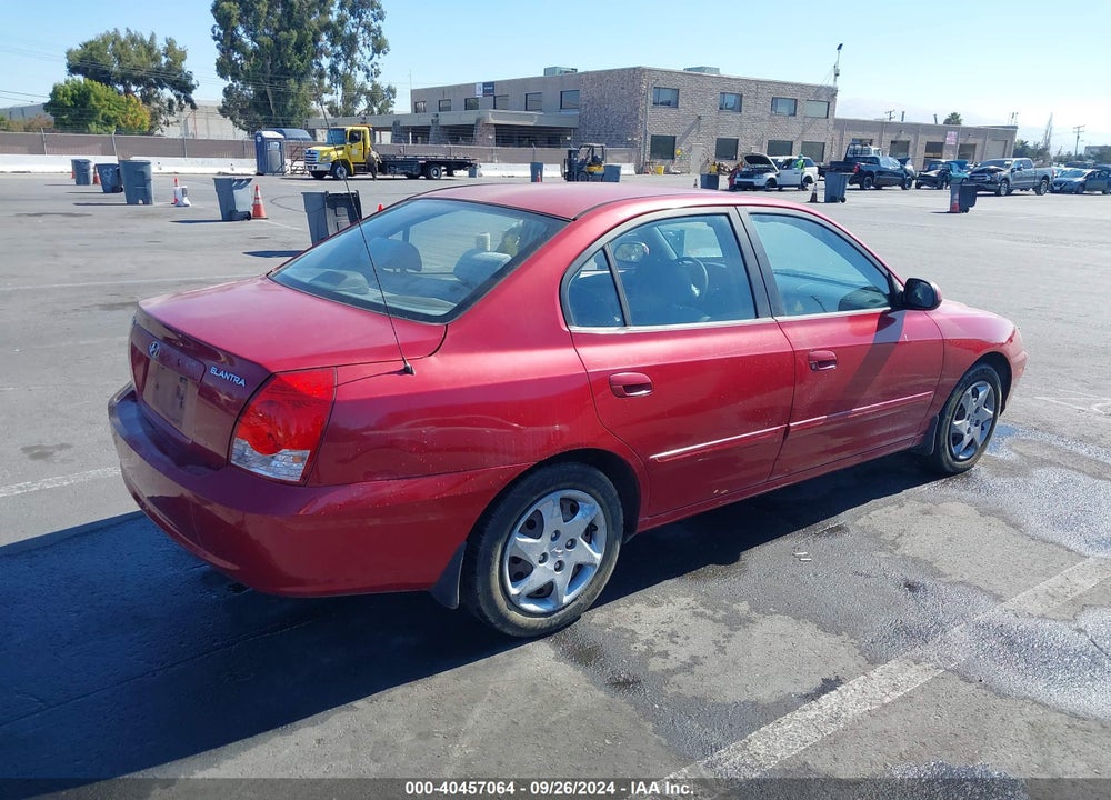 2006 HYUNDAI ELANTRA GLS/LIMITED VIN: KMHDN46D56U235611