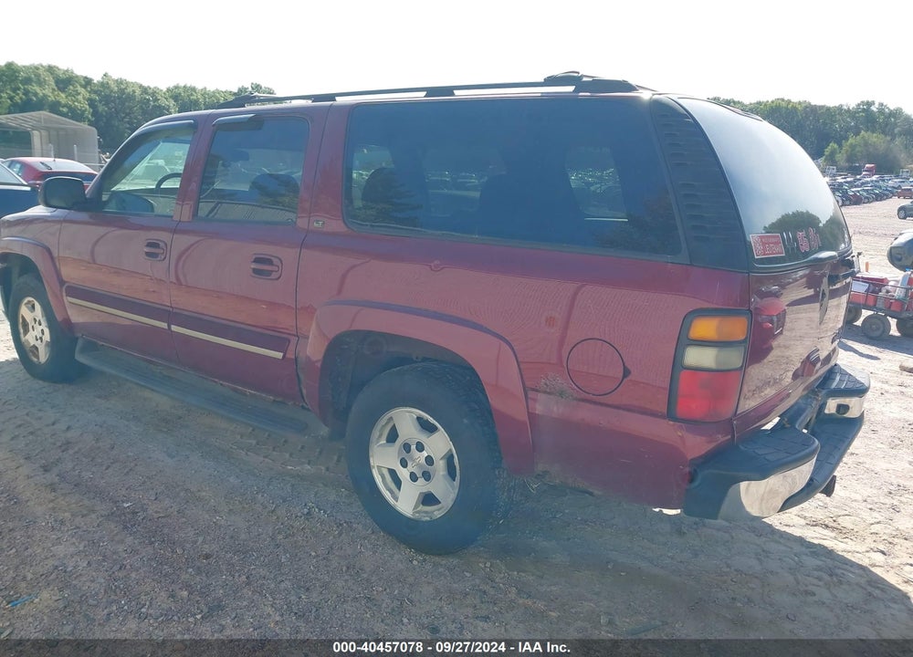 2005 CHEVROLET SUBURBAN 1500 LT VIN: 3GNFK16Z55G200124