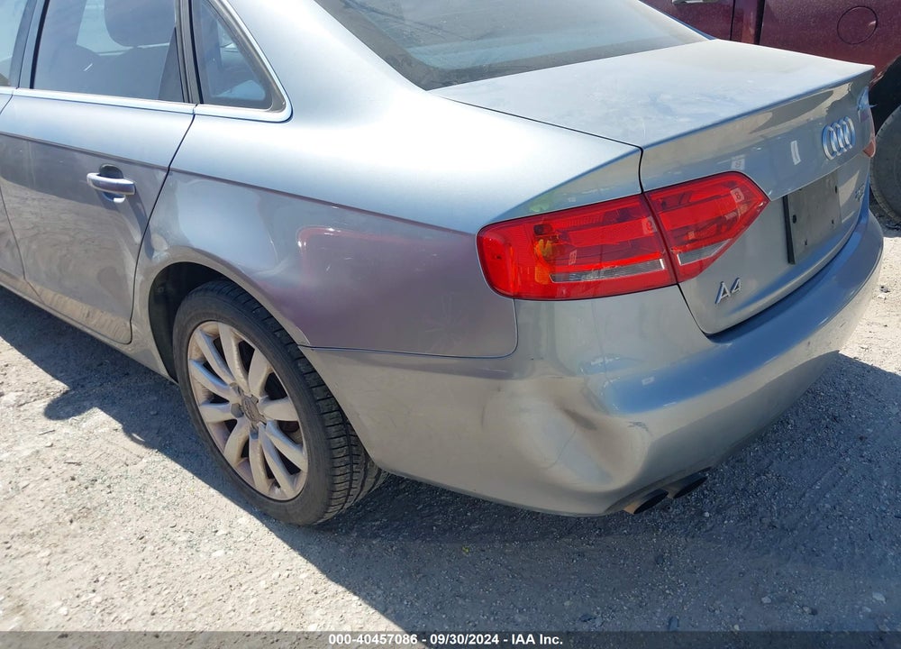 2009 AUDI A4 2.0T PREMIUM VIN: WAUSF78K49N056722