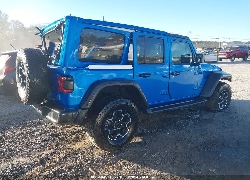 2022 JEEP WRANGLER 4XE UNLIMITED RUBICON 4X4 VIN: 1C4JJXR66NW205537