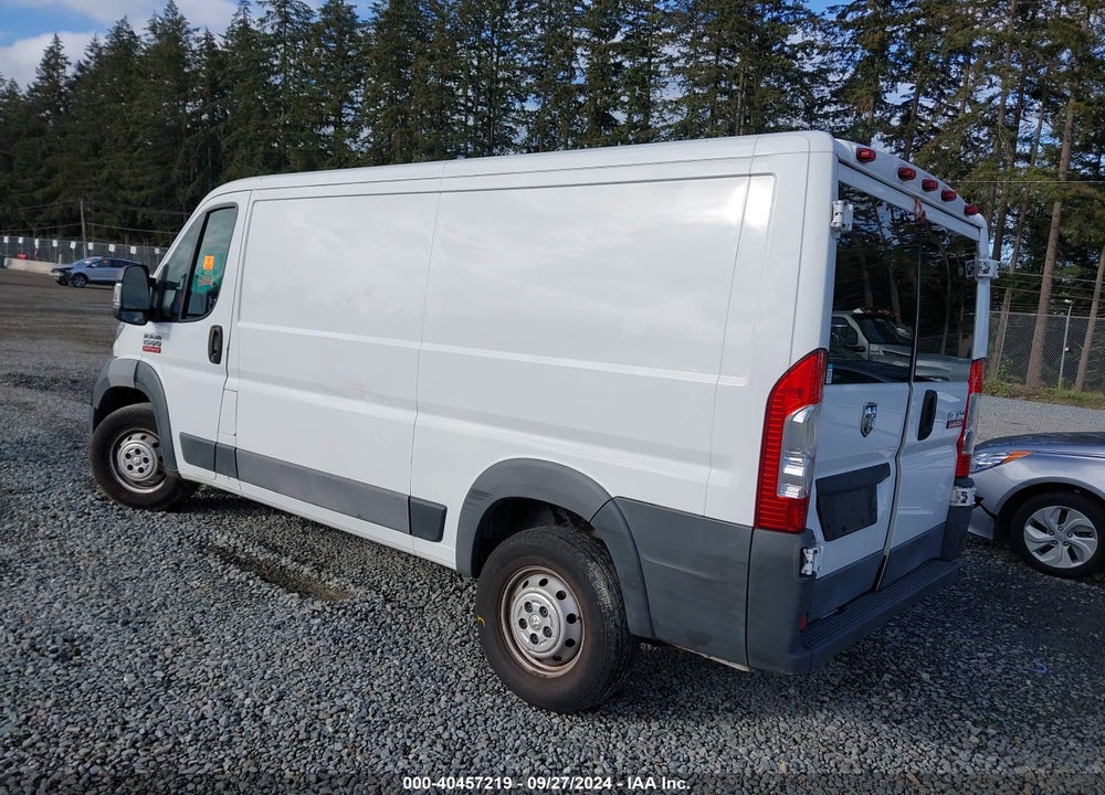 2016 RAM PROMASTER 1500 LOW ROOF VIN: 3C6TRVAG4GE113521
