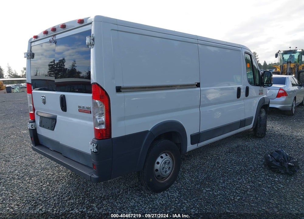 2016 RAM PROMASTER 1500 LOW ROOF VIN: 3C6TRVAG4GE113521