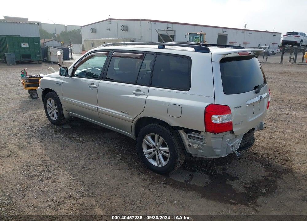 2007 TOYOTA HIGHLANDER HYBRID LIMITED V6 VIN: JTEEW21A770043876