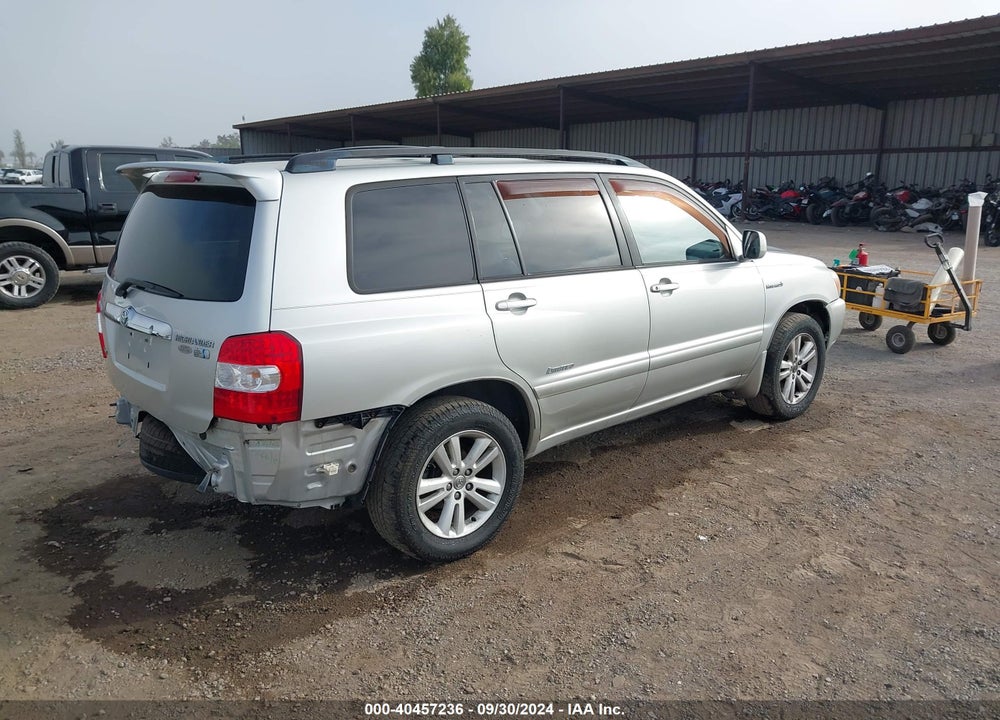 2007 TOYOTA HIGHLANDER HYBRID LIMITED V6 VIN: JTEEW21A770043876