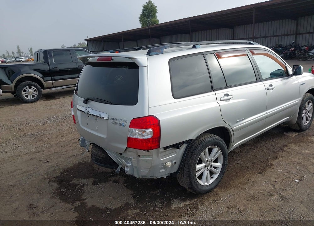 2007 TOYOTA HIGHLANDER HYBRID LIMITED V6 VIN: JTEEW21A770043876