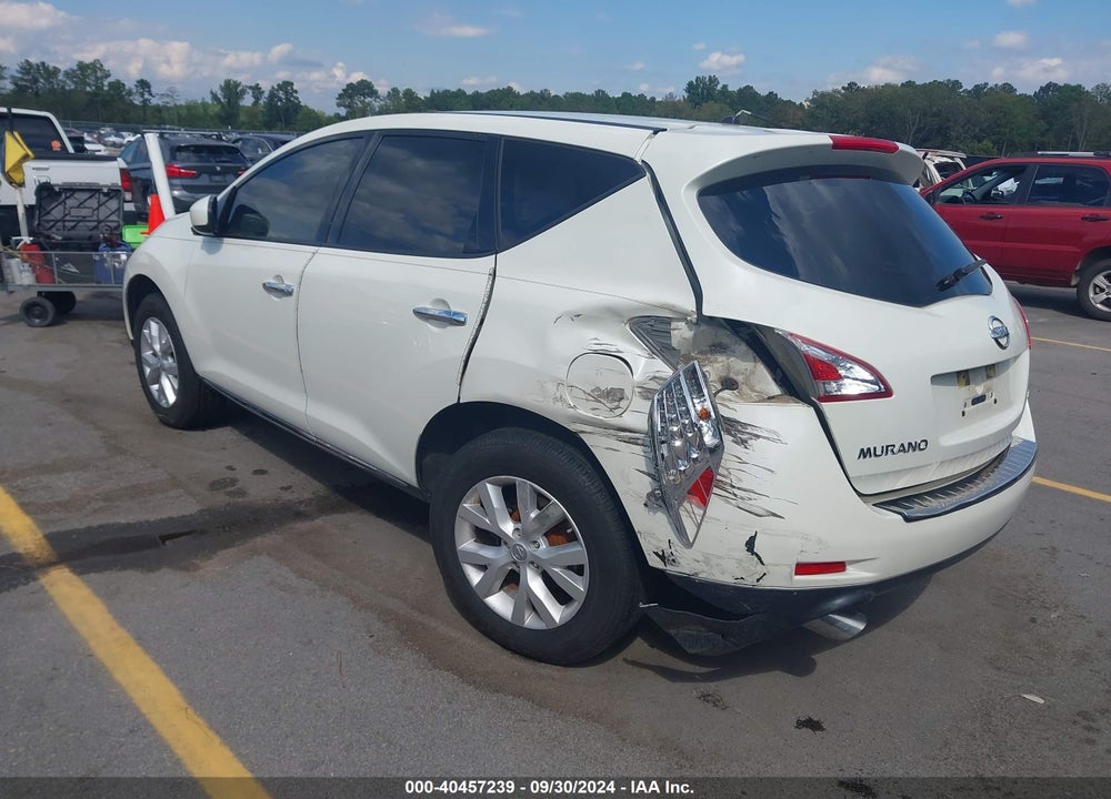 2011 NISSAN MURANO S VIN: JN8AZ1MW3BW174406