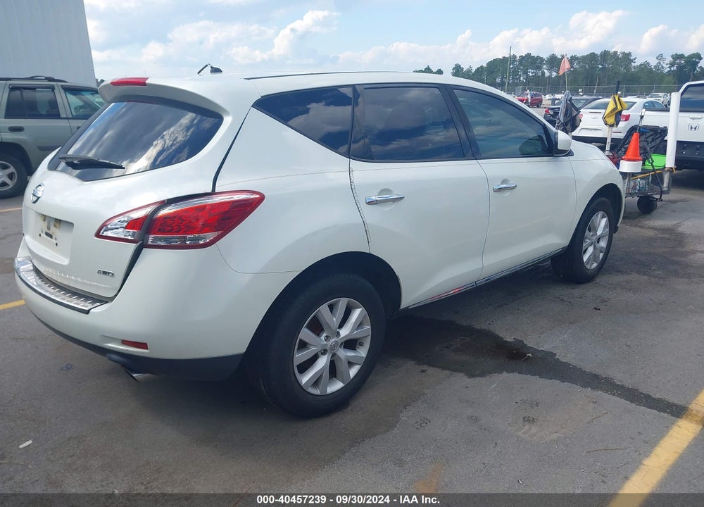 2011 NISSAN MURANO S VIN: JN8AZ1MW3BW174406