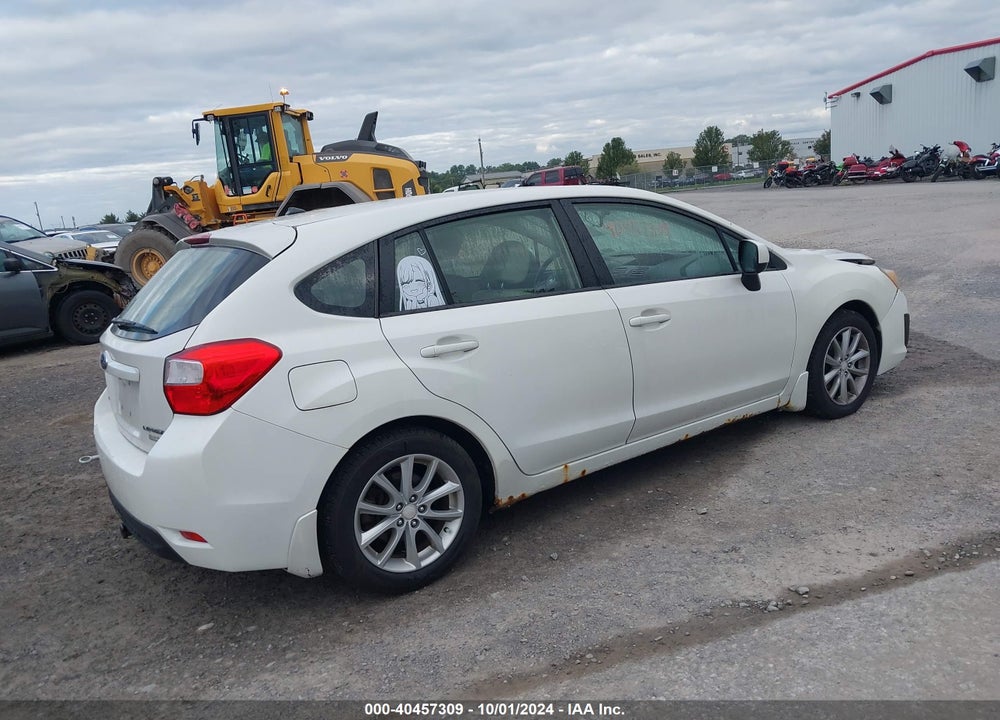 2012 SUBARU IMPREZA 2.0I PREMIUM VIN: JF1GPAC6XCH208253