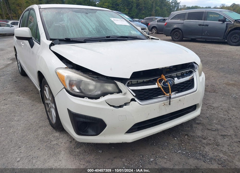 2012 SUBARU IMPREZA 2.0I PREMIUM VIN: JF1GPAC6XCH208253