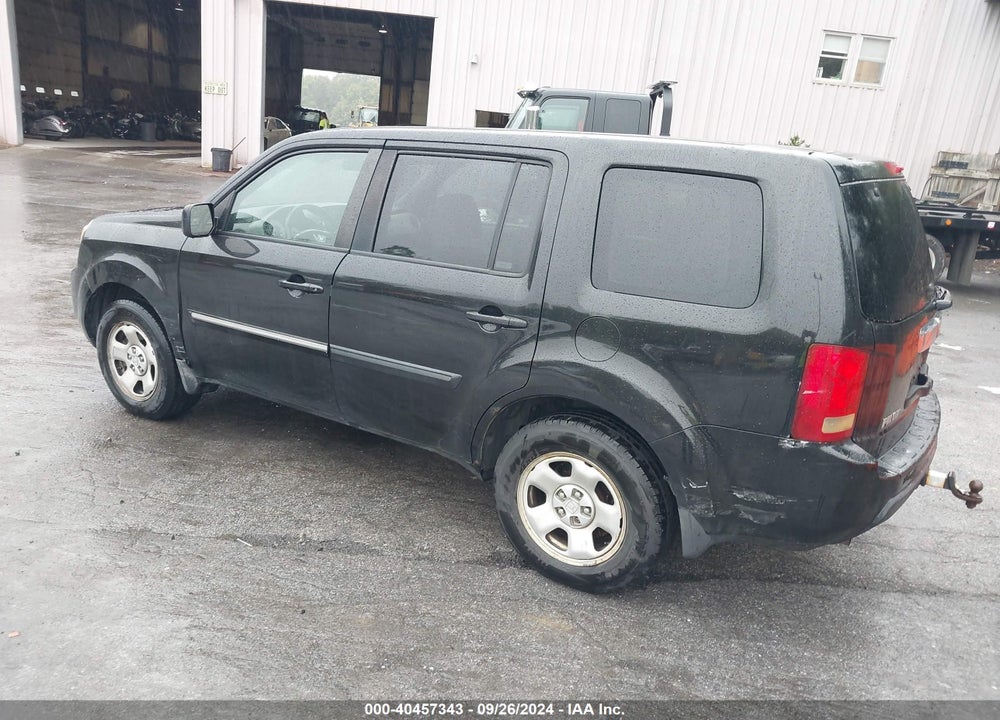 2009 HONDA PILOT LX VIN: 5FNYF48229B052551