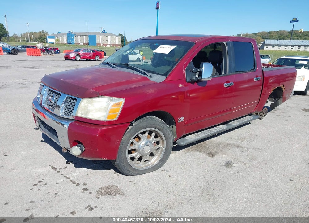 2004 NISSAN TITAN LE VIN: 1N6AA07B04N568151