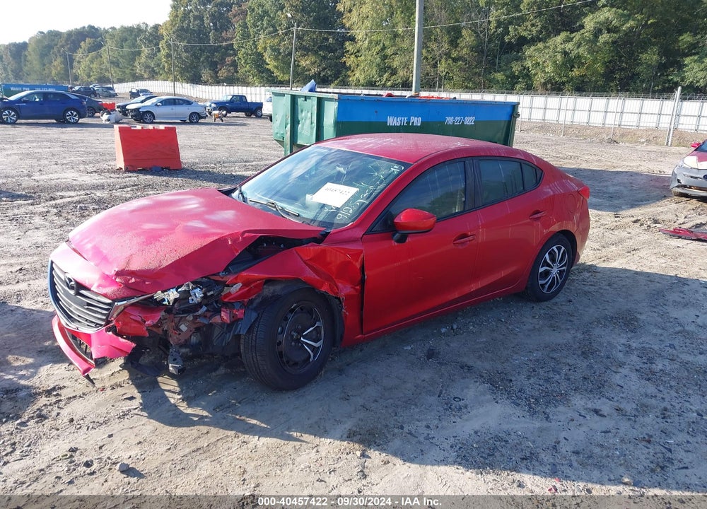 2016 MAZDA 3 I SPORT VIN: 3MZBM1T72GM276731