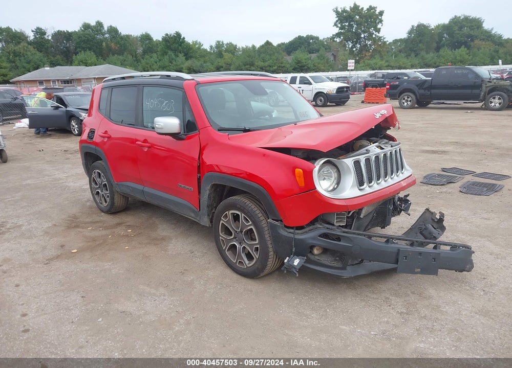 2016 JEEP RENEGADE LIMITED VIN: ZACCJBDT6GPD36394