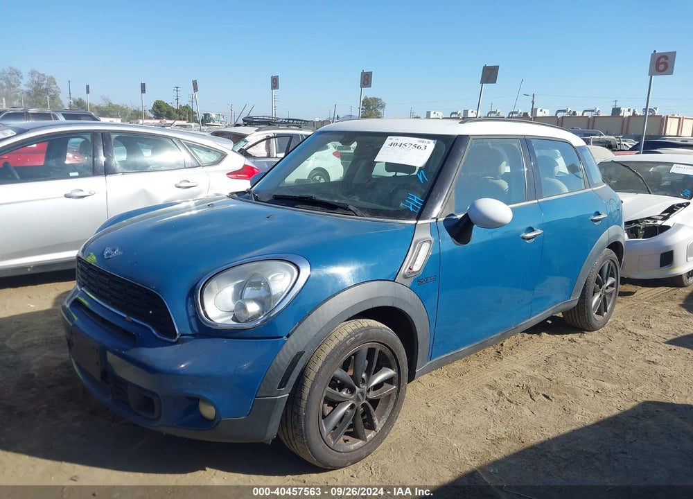 2012 MINI COOPER COUNTRYMAN S VIN: WMWZC3C53CWL82837