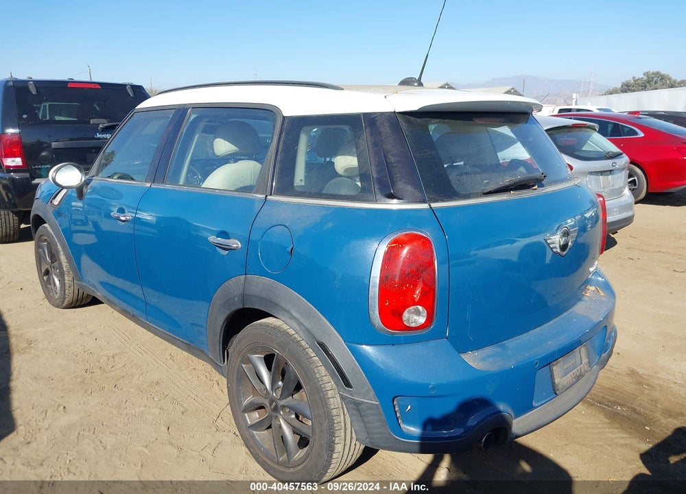 2012 MINI COOPER COUNTRYMAN S VIN: WMWZC3C53CWL82837
