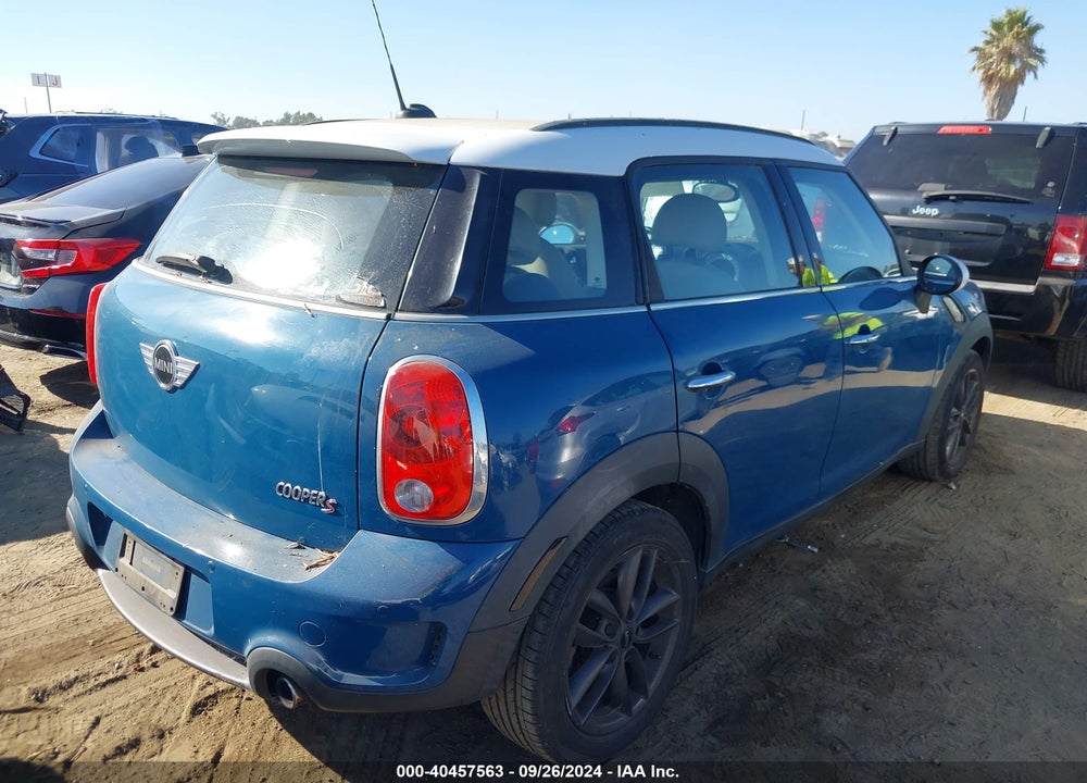 2012 MINI COOPER COUNTRYMAN S VIN: WMWZC3C53CWL82837