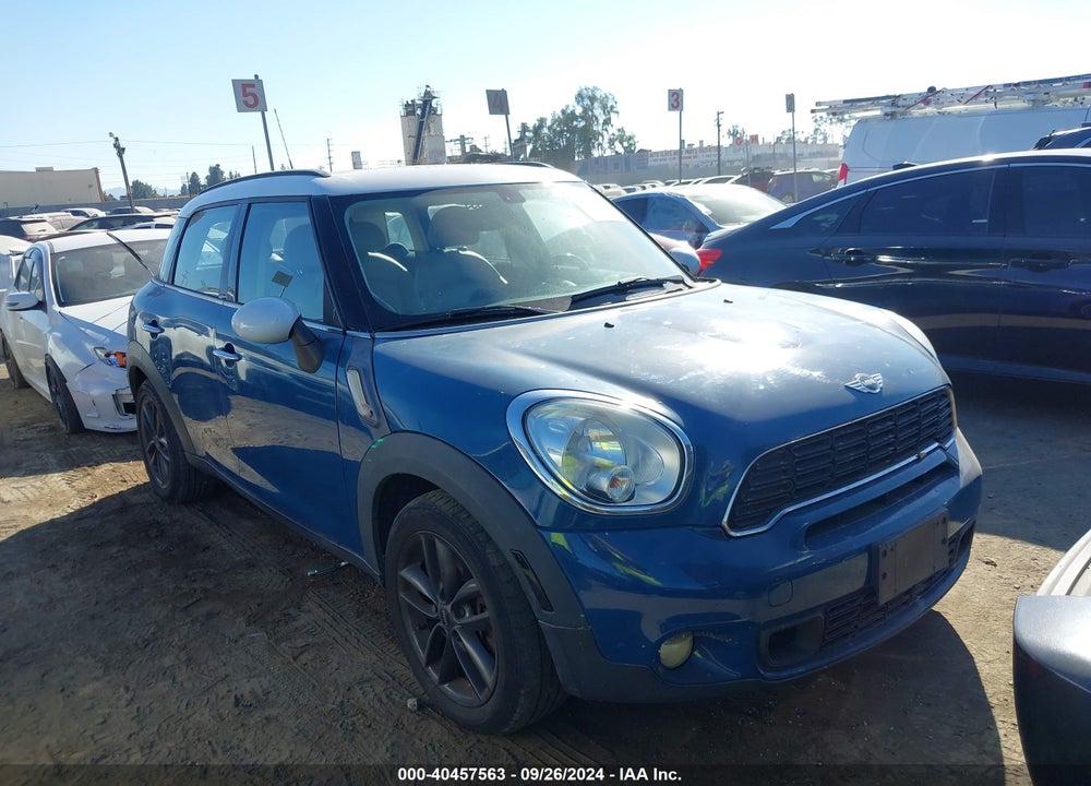 2012 MINI COOPER COUNTRYMAN S VIN: WMWZC3C53CWL82837