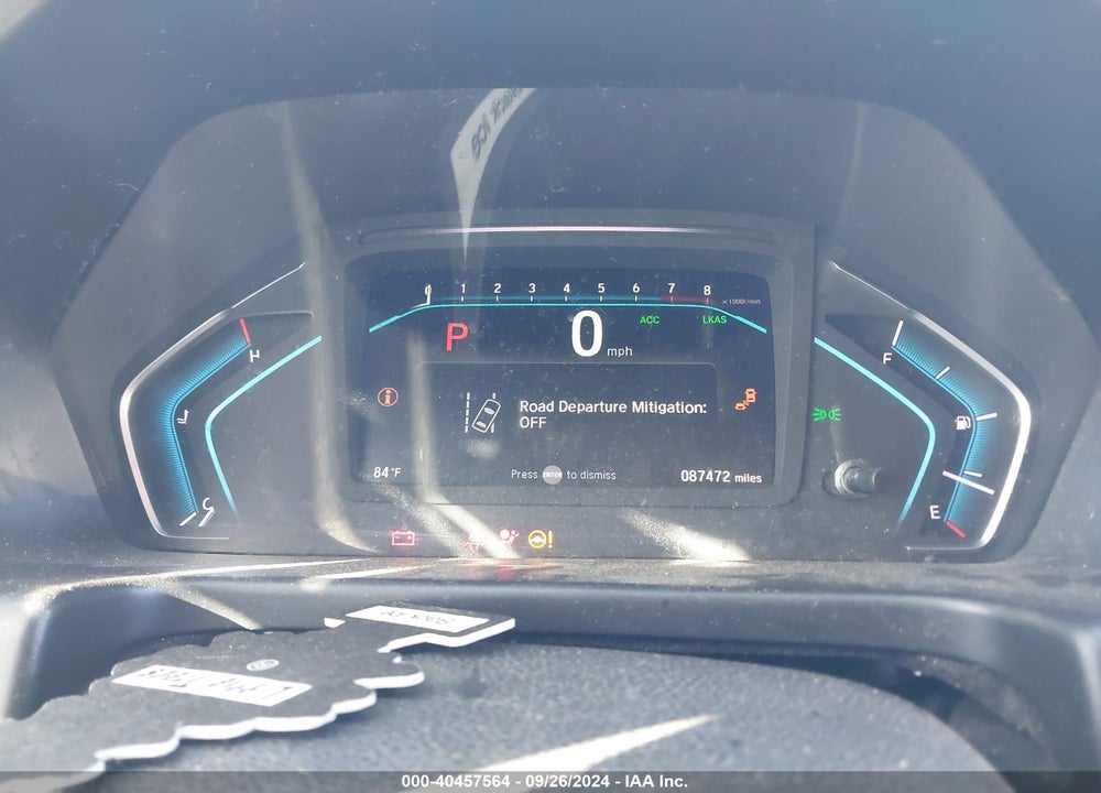 2019 HONDA ODYSSEY EX VIN: 5FNRL6H55KB126943