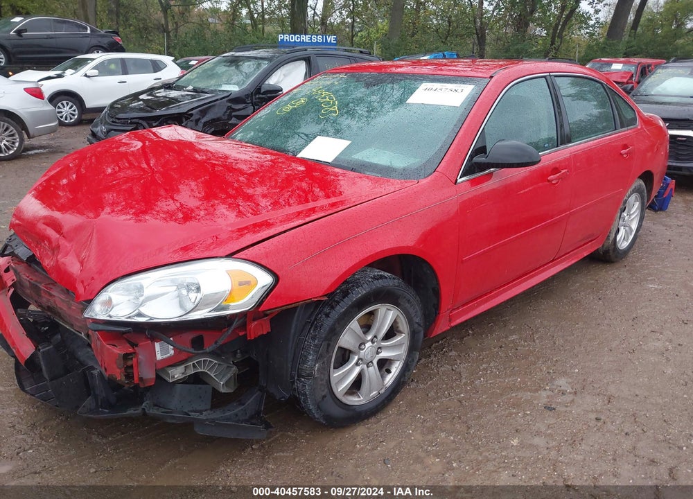 2013 CHEVROLET IMPALA LS VIN: 2G1WF5E32D1155967