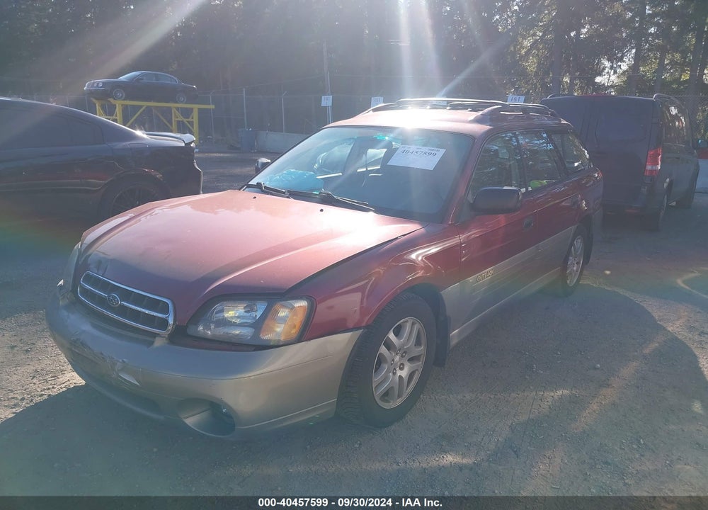 2002 SUBARU OUTBACK VIN: 4S3BH665027601751