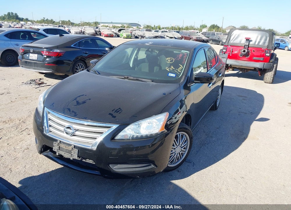 2015 NISSAN SENTRA S VIN: 3N1AB7AP3FY344846