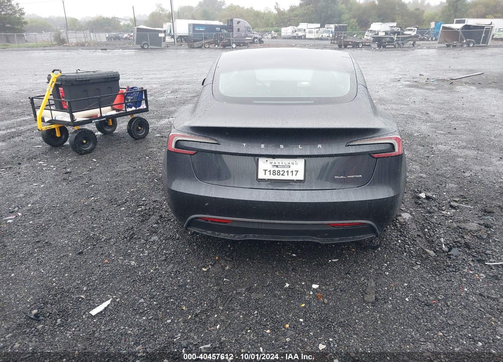 2024 TESLA MODEL 3 LONG RANGE DUAL MOTOR ALL-WHEEL DRIVE VIN: 5YJ3E1EB3RF788057