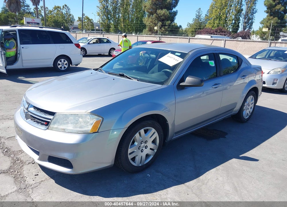 2013 DODGE AVENGER SE VIN: 1C3CDZAB9DN702451
