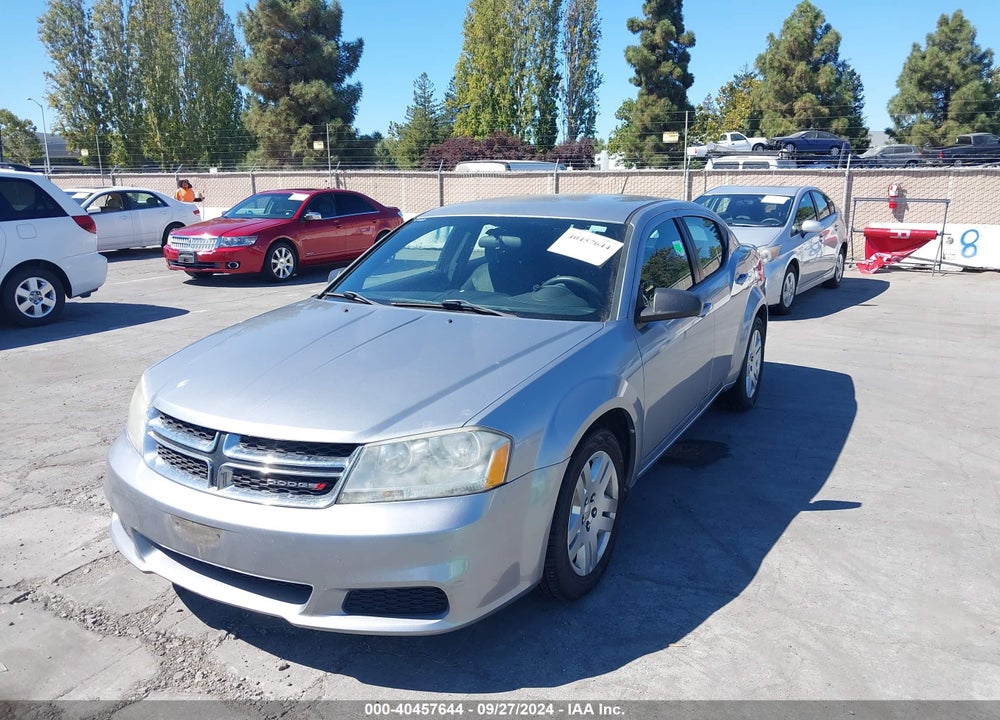 2013 DODGE AVENGER SE VIN: 1C3CDZAB9DN702451