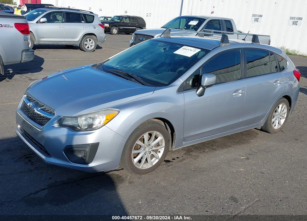 2012 SUBARU IMPREZA 2.0I PREMIUM VIN: JF1GPAC62CH202219