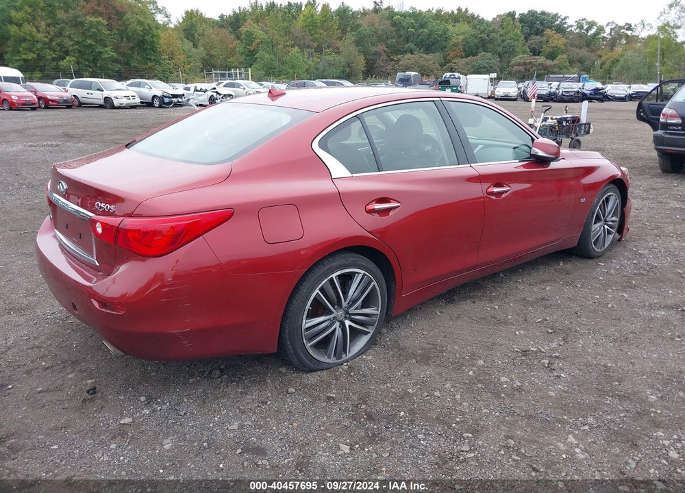 2014 INFINITI Q50 SPORT VIN: JN1BV7AR9EM696361